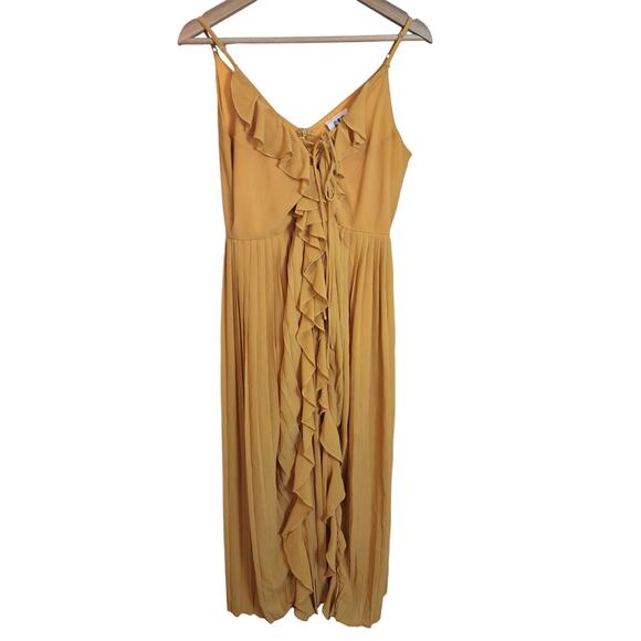 618 Dresses & Skirts - Six One Eight Yellow Strappy Maxi Dress Formal Summer Sz S